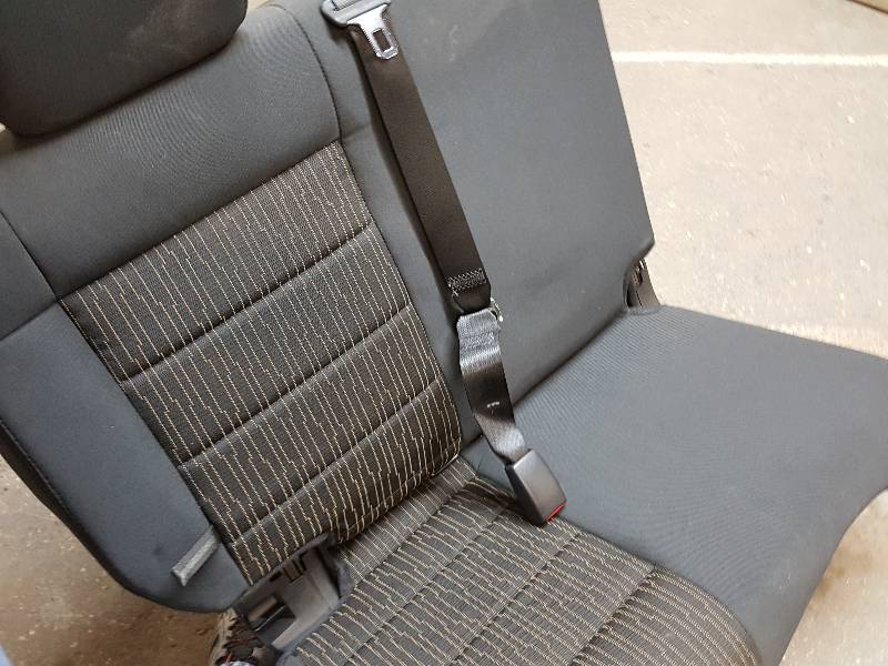 lot 8417 image: Its new and no clue what it fits or why it ended up here. Folds up or down and might be pieces you could use to construct a hot rod seat