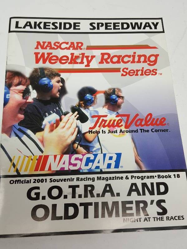 lot 8601 image: Great to look thru is this Lakeside Speedway blast from the past program from Kansas City Kansas