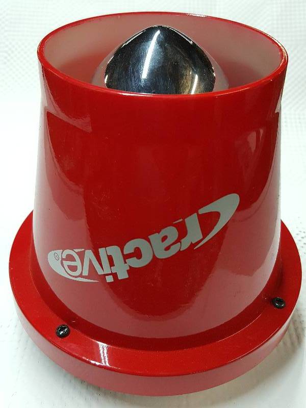 lot 8350 image: New Ractive Super Flow Heat Shield Filter for Hi-Performance cool air style intakes using the 3 inlet tubing