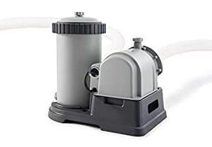lot 2225 image: Intex Krystal Clear 2500 GPH Swimming Pool Filter Cartridge Pump With Timer