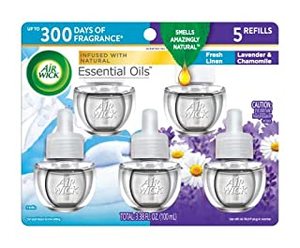 lot 2231 image: Air Wick Plug in Scented Oil, Fresh Linen & Lavender, Air Freshener, Essential Oils, Packaging May Vary (B08SRQK41P)