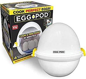 lot 2275 image: Egg Pod - Microwave Egg Cooker that Perfectly Cooks Eggs and Detaches the Shell As Seen on TV