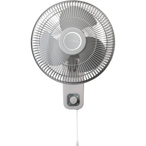 lot 2279 image: Lasko 12 Oscillating Wall-Mount Fan with Anti-Rust Grills