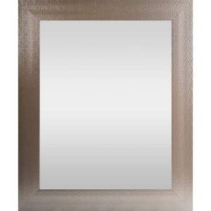 lot 2292 image: Home Decorators Collection 28.5 in. x 34.5 in. Brown Classic Mosaic Rectangle Vanity Framed Mirror