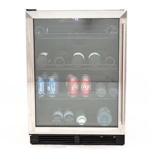 lot 2303 image: Avanti 24 in. 133-Can Cooler, Silver