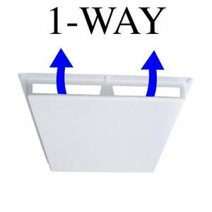 lot 2316 image: ELIMA-DRAFT MAGNETIC AIR DEFLECTOR VENT COVER FOR HVAC COMMERCIAL VENTS 24 X 24