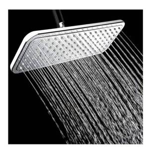 lot 2373 image: 1-Spray 14.6 in. Single Wall Mount Fixed Rain Shower Head in Chrome