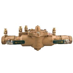 lot 2381 image: Watts 1 in. FPT x FPT Bronze Reduce Pressure Zone Assembly Backflow Preventer