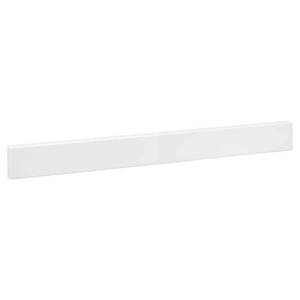 lot 2384 image: 24-12 in. Cultured Marble Backsplash in White