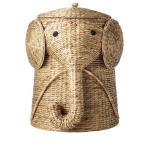 lot 2402 image: Home Decorators Collection 16 in. W Animal Laundry Hamper in Natural