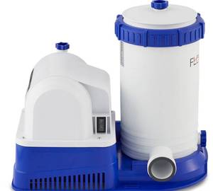 lot 2338 image: Bestway 58392E Flowclear 2500 GPH Above Ground Swimming Pool Water Filter Pump