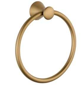 lot 2367 image: Delta 73846-CZ Lahara Towel Ring Champagne Bronze