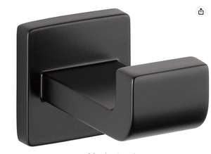 lot 2438 image: Delta Ara Robe Hook Matte Black
