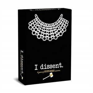 lot 22549 image: i dissent. board game - a game of supreme opinions ruth bader ginsberg rbg