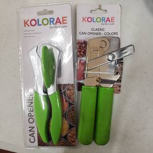 lot 22592 image: Kolorae Set of 2 Handheld Can Openers