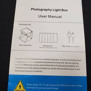 lot 22635 image: Photography Light Box With Background Colors