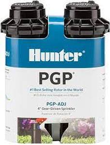 lot 22550 image: Hunter PGP-ADJ Pop-Up Sprinkler - Black (2 Pack)
