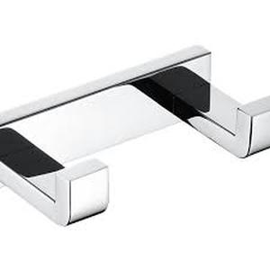 lot 22670 image: Bagno Bianca Stainless Steel Double Robe Bathroom Hanger