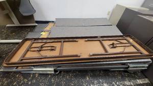 lot 6480 image: Lot of 3 Foldable Wenger Risers 3-Tier&nbsp