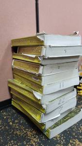 lot 23439 image: Stack of 11 School Curriculum BJU Press Fundamentals of Math Textbooks Second Edition