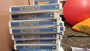 lot 23442 image: Stack of 7 School Curriculum BJU Press Alegra 1 Textbooks Third Edition&nbsp