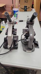 lot 9638 image: Ken-A-Vision WF10X Microscope and a Ken-A-Vision T-10XW Microscope&nbsp