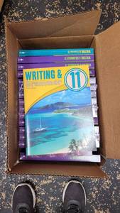 lot 9654 image: Mixed Box of Writing &amp Grammer 11 and 12 School Curriculum Textbooks - Third Edition&nbsp