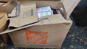 lot 9688 image: Box of Books - Eart Science Textbooks, Biblical Books and More