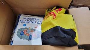 lot 9699 image: Mixed Box of BJU Press School Curriculum Textbooks and Teachers Manuels - Adventures in Reading 3A Third Edition, Physics Third Edition, and More