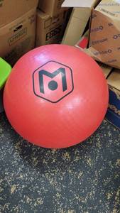 lot 9709 image: Red Yoga Ball