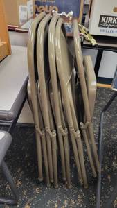 lot 9729 image: 7 Metal Foldable Chairs&nbsp