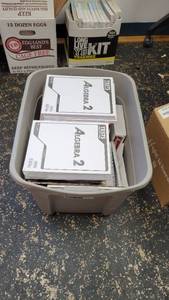 lot 23474 image: Storage Bin of 15 Calculus 1 W Precalculus Second Edition Textbooks and More