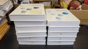 lot 23493 image: Stack of 11 BJU Press School Curriculum Physics Textbooks Third Edition&nbsp