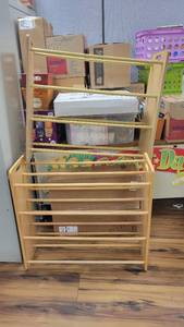 lot 9762 image: 2 Wooden Drying Racks