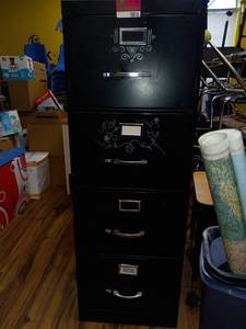 lot 9816 image: Four Drawer Filing Cabinet&nbsp
