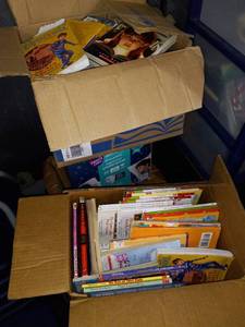 lot 9821 image: Plastic Shelf, Childrens Books, and More&nbsp