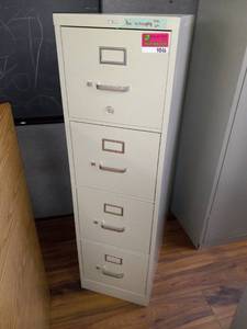 lot 9846 image: 4-Drawer Filing cabinet