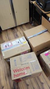 lot 9886 image: 3 Boxes of First and Second Grade Childrens Books, Math Class Supplies  Activities, and More