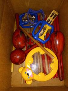 lot 9959 image: Box of Musical Instruments