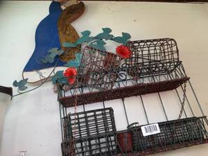 lot 1017 image: Misc Decor - Metal Baskets - Etc