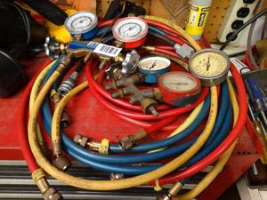 lot 1073 image: 2 Sets of Welding Hoses & Regulators