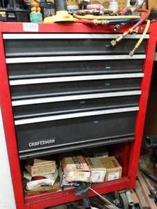 lot 1074 image: Craftsman Tool Chest w Contents