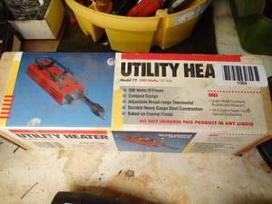 lot 1084 image: Utility Heater