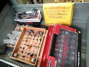 lot 1161 image: Several Router Bits and More
