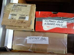lot 1214 image: Screen Rope and Weather Seal 