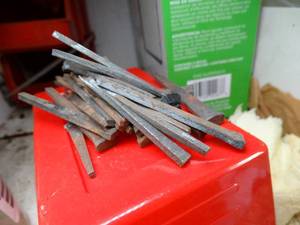 lot 1217 image: Small Jar of Square Antique Nails
