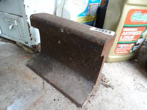 lot 1233 image: Approx 8 Section of Rail-Road Rail