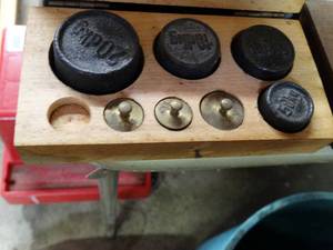 lot 1281 image: Mini Weights