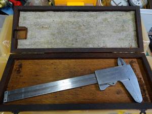 lot 1282 image: Vintage Mauser Vernier Caliper Made in Germany for George Scherr Co