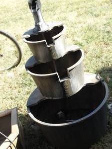 lot 1335 image: Lot of 2 Outdoor Fountain  Waterfalls